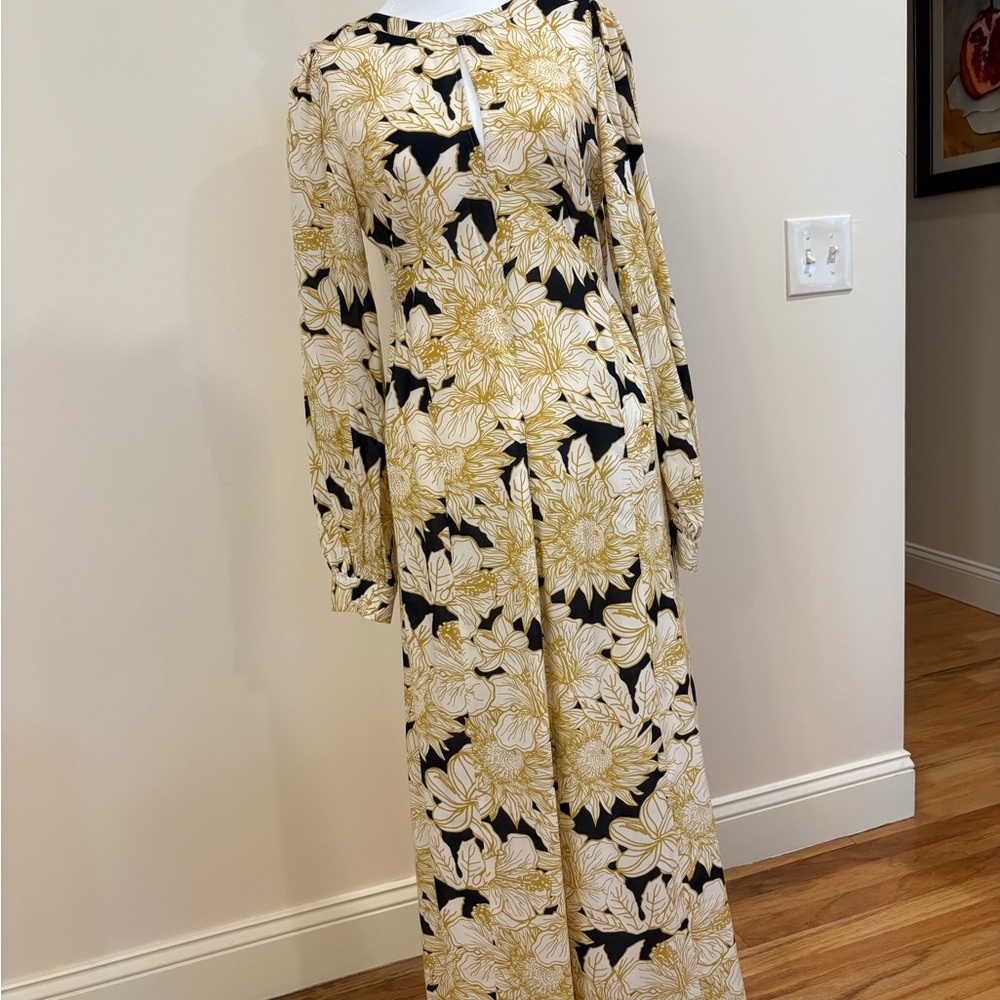 Floral Long Sleeve Maxi Dress